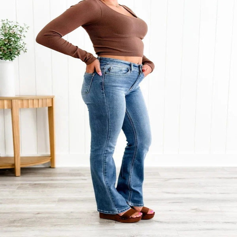 Fashion Plus Size Stretchy Slim jeans