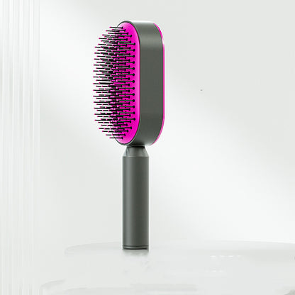 Push-to-clean Design Airbag Massage Comb