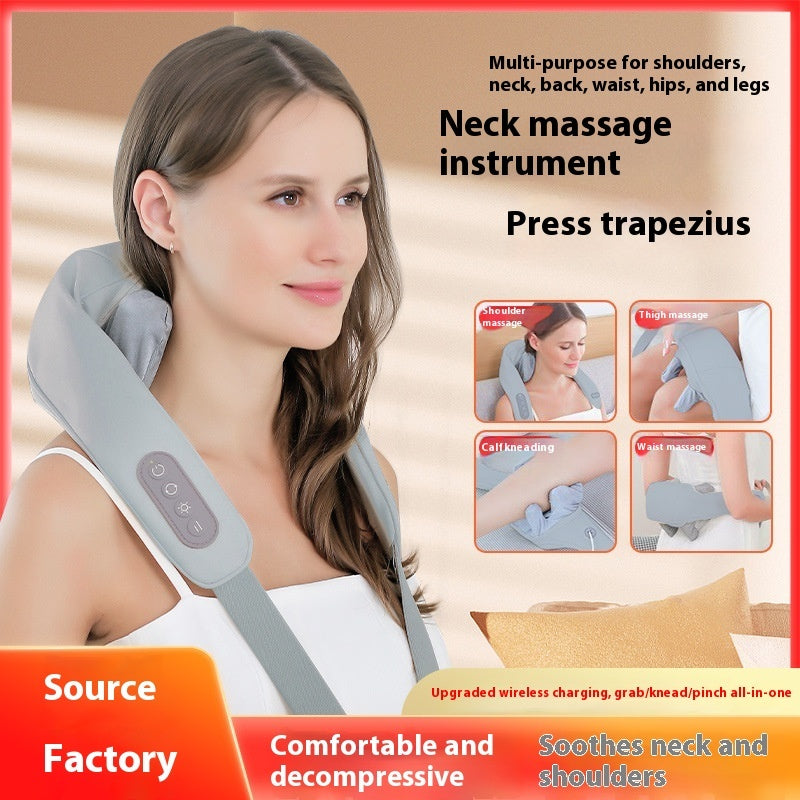 Neck Massager Back Waist Massage Instrument Multifunctional